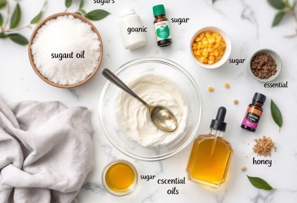 diy organic body scrub