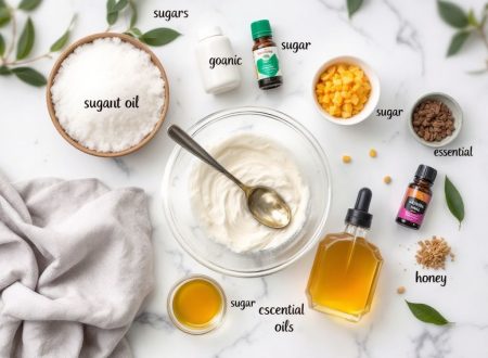 diy organic body scrub