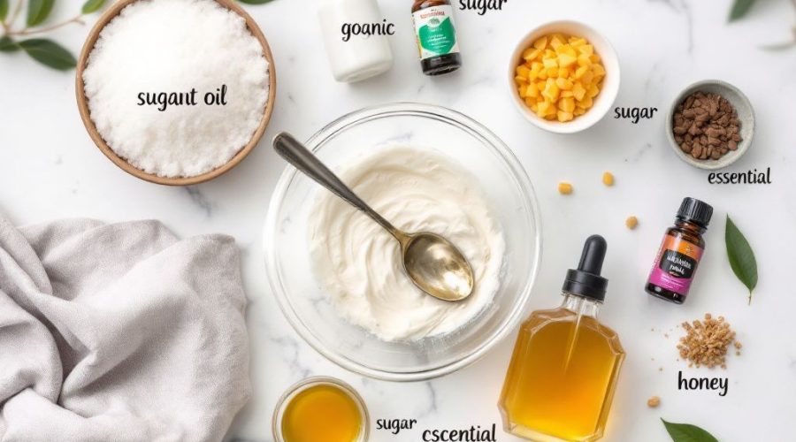 diy organic body scrub