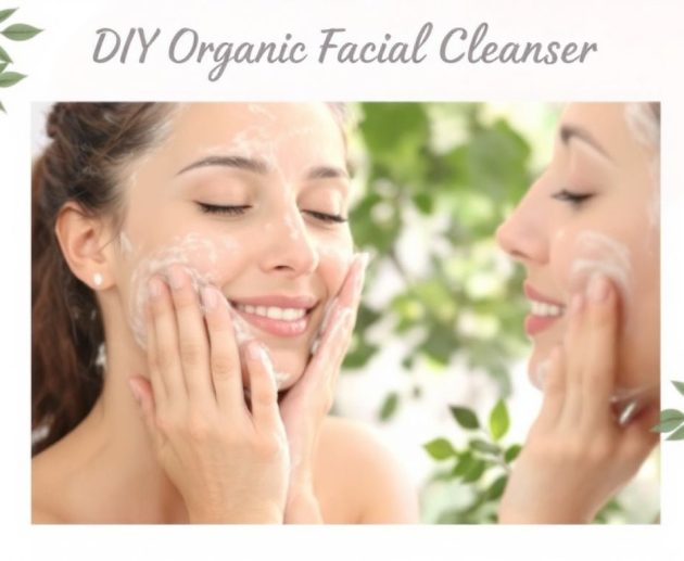 diy organic facial cleanser