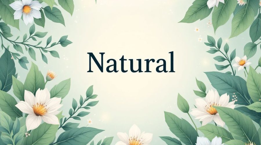 natural skincare