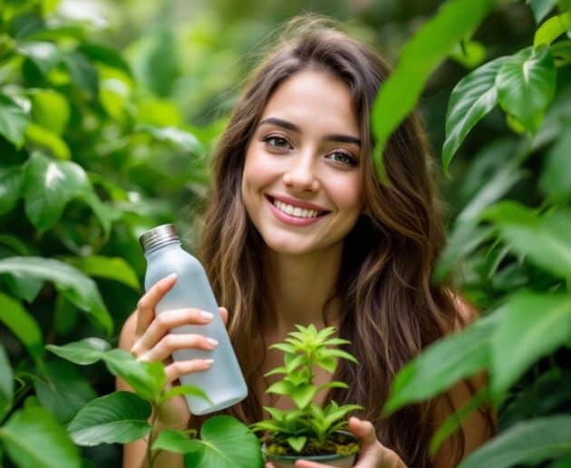 sustainable beauty routine depression