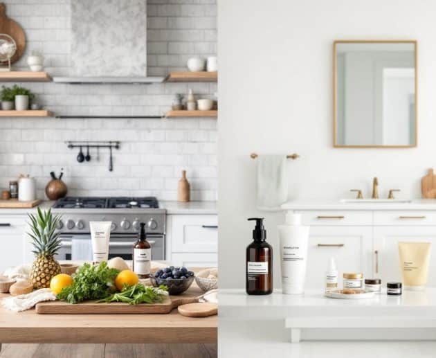 zero waste beauty kitchen ingredients