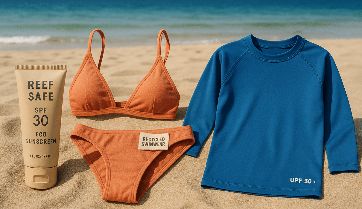 Summer-Proof Your Routine: 7 Must-Have Reef-Safe SPF & Plastic-Free Swimsuit Essentials