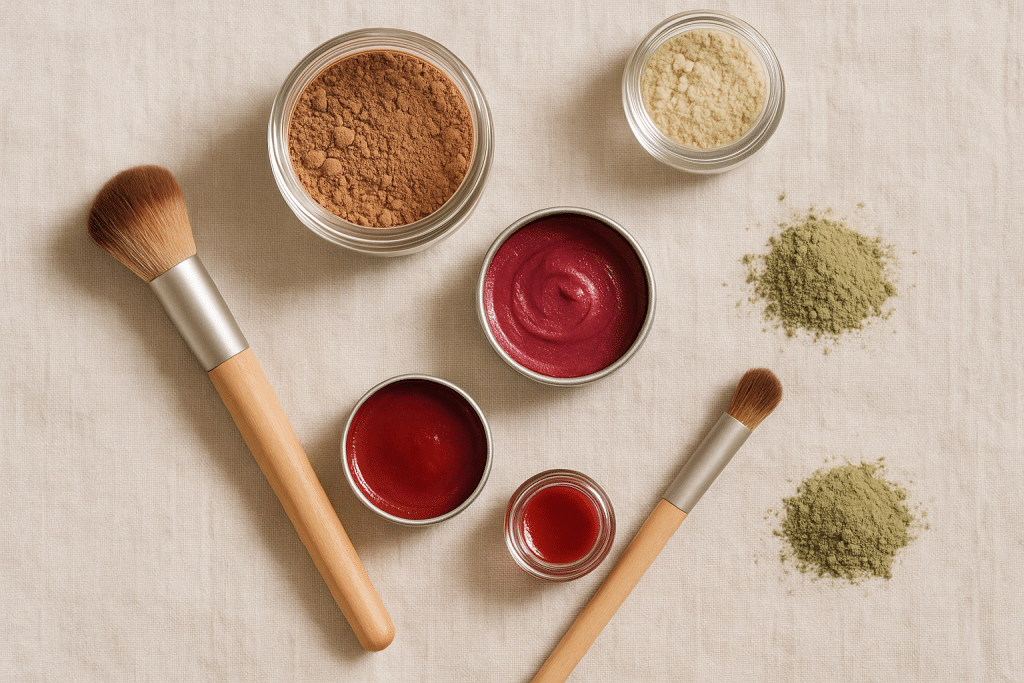 How to Create a Full Natural Makeup Look Using Only Homemade Products (DIY Guide)