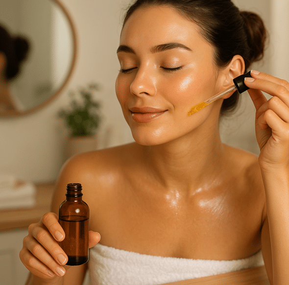 DIY Glow Serum with Just 3 Ingredients (For All Skin Types)