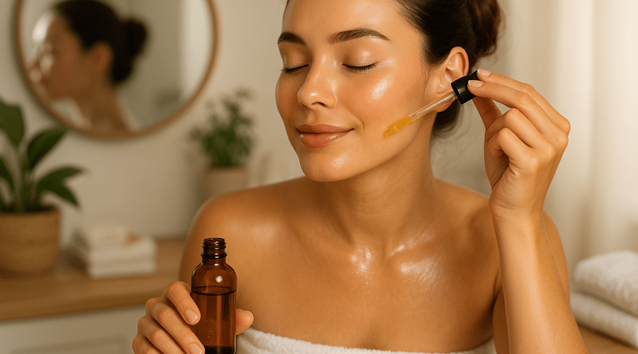 DIY Glow Serum with Just 3 Ingredients (For All Skin Types)