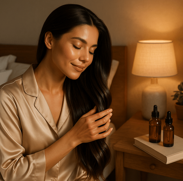 Overnight Hair Oil: 12 Powerful Recipes for Stronger, Shinier Hair