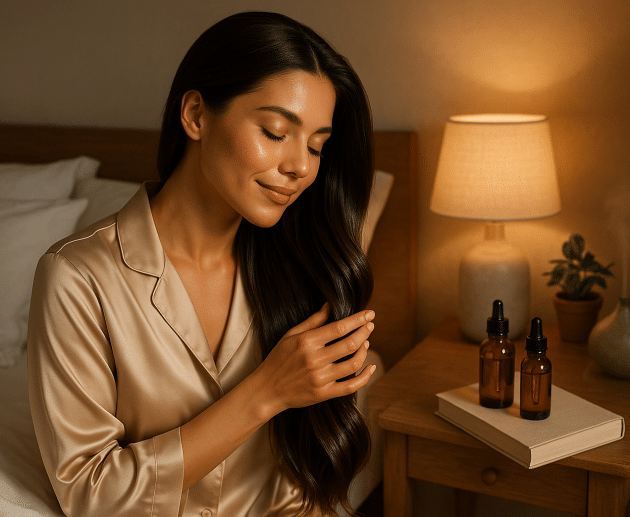 Overnight Hair Oil: 12 Powerful Recipes for Stronger, Shinier Hair
