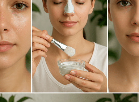 Oil control natural DIY treatments ingredients and finished products for oily shiny skin care routine