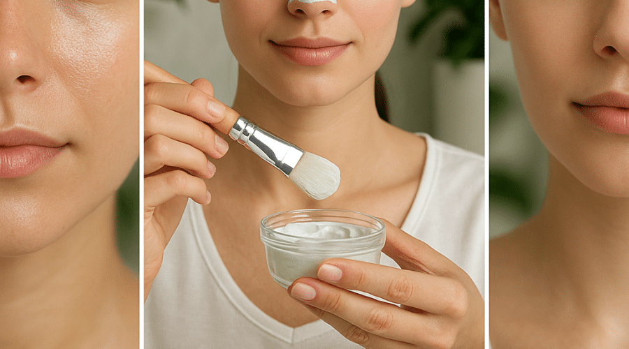 Oil control natural DIY treatments ingredients and finished products for oily shiny skin care routine